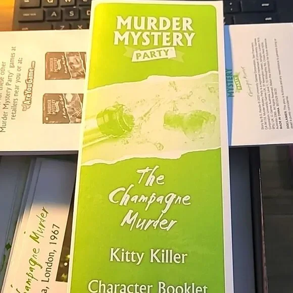 A Mystery Dinner Party Game - The Champagne Murder - Picture 14 of 15